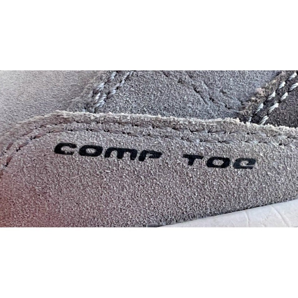 Airwalk Grey Suede Camino Composite Toe Work Skate Casual Shoes Women's 9 (Wide) - Picture 11 of 11